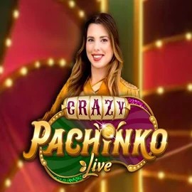 Crazy Pachinko logo by Evolution at Spinju Casino