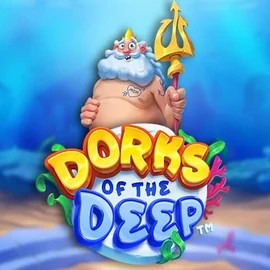 Dorks of the Deep slot logo by Hacksaw Gaming at Spinju CasinoDorks of the Deep