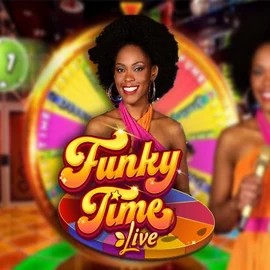 Funky Time logo – Live Casino by Evolution at Spinju Casino