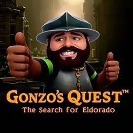 Gonzo's Quest logo by NetEnt at Spinju CasinoGonzo's Quest