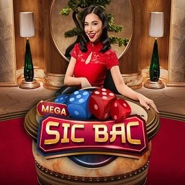 Mega Sic Bac online game logo by Pragmatic Play on casinospinju.org